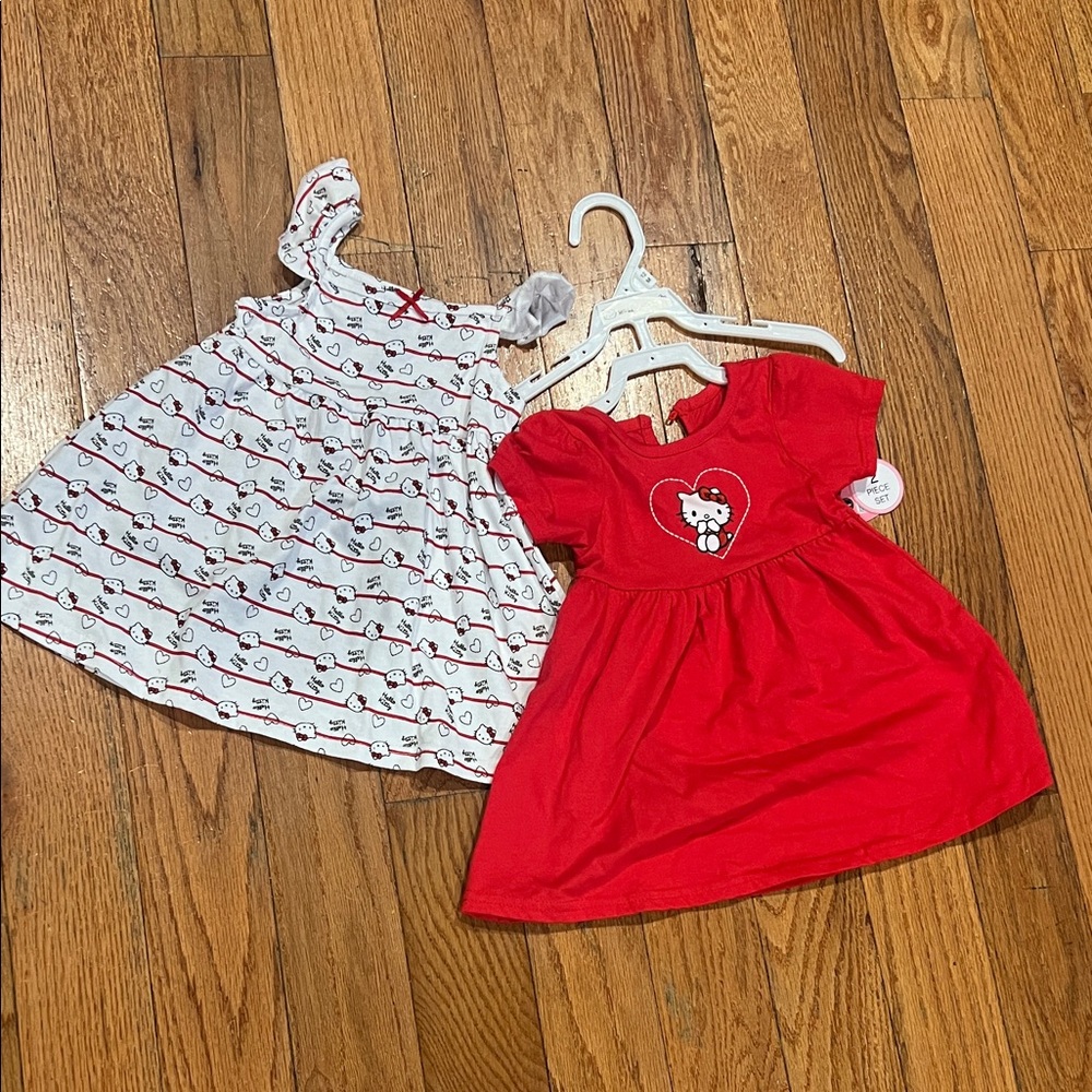Hello Kitty Red and White 12M Dress Set